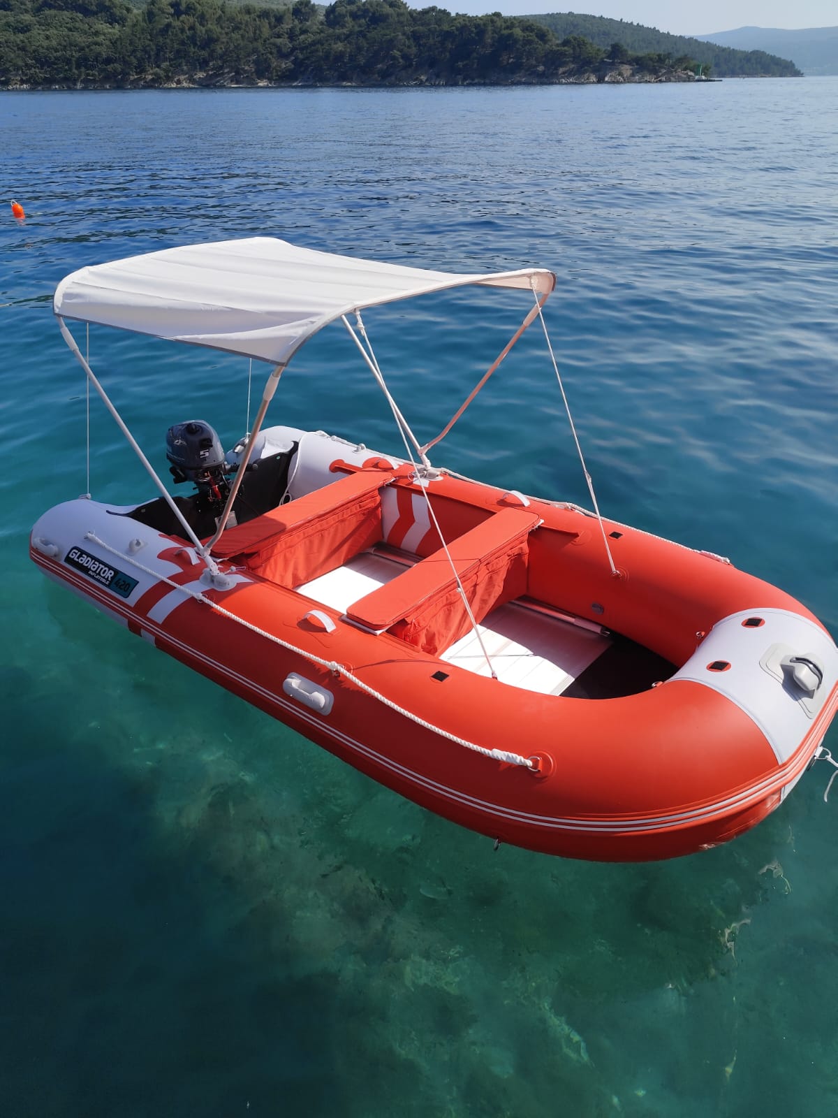 GLADIATOR 420, YAMAHA 5HP